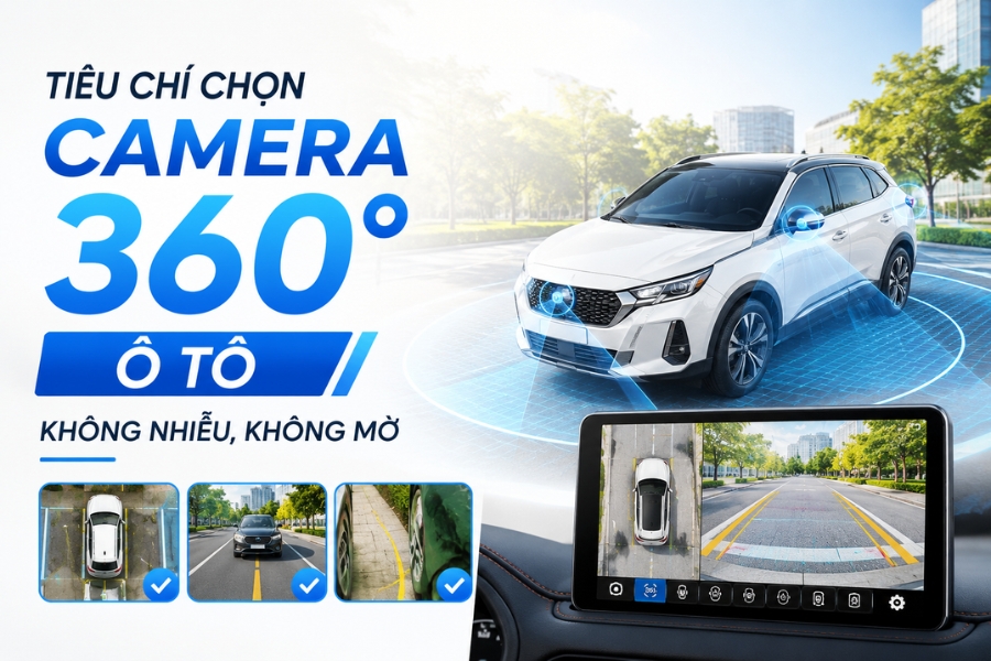 7 Bí Quyết Chọn Camera 360 Độ Ô Tô Sắc Nét, Không Bị Nhiễu