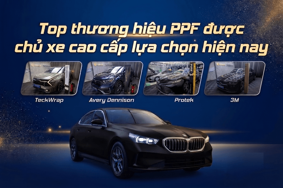 Top thương hiệu PPF được chủ xe cao cấp lựa chọn hiện nay